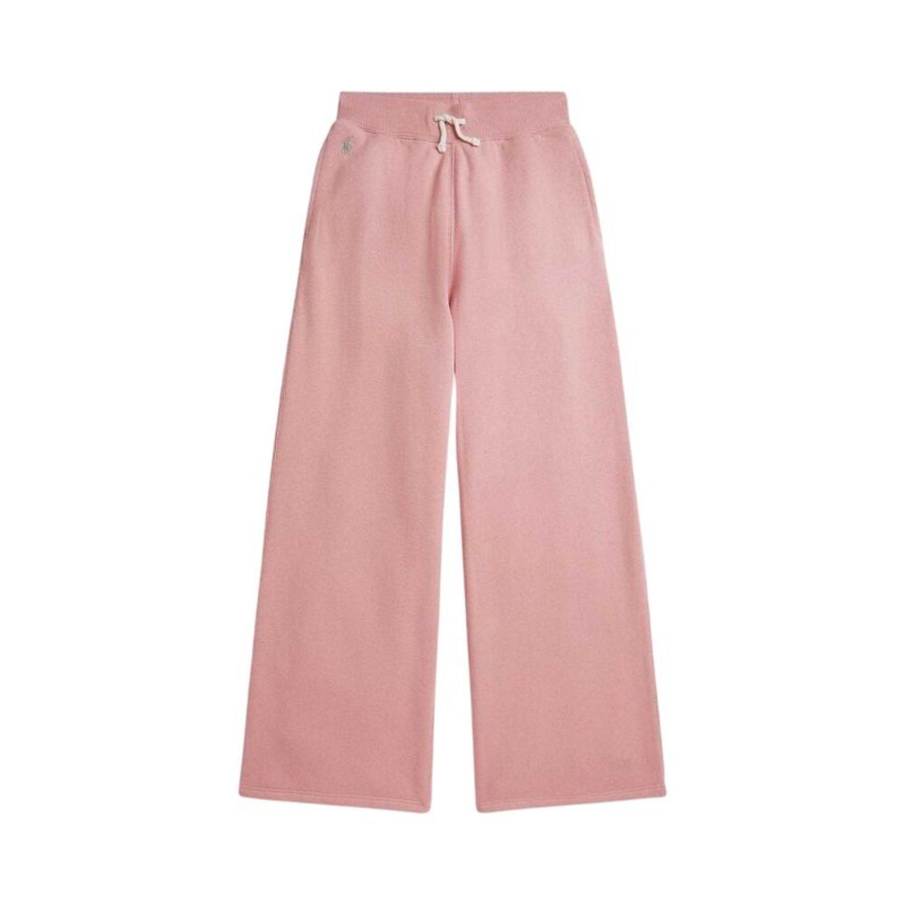 Ralph Lauren Girls Polo Fleece Wide Leg Sweatpants / Rose